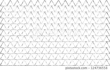 Hand-drawn triangular pattern background Hand-drawn triangular pattern background 124736558