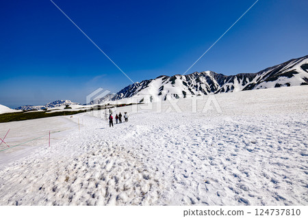 富山縣:室堂風景尚存積雪 富山縣:室堂風景尚存積雪 124737810