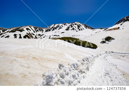 富山縣：室堂風景尚存積雪 124737856