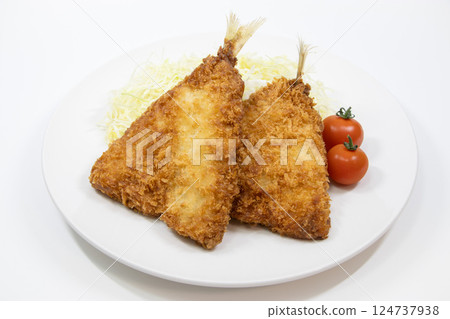 deep-fried horse mackerel deep-fried horse mackerel 124737938