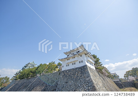 春天名古屋城堡 124738489