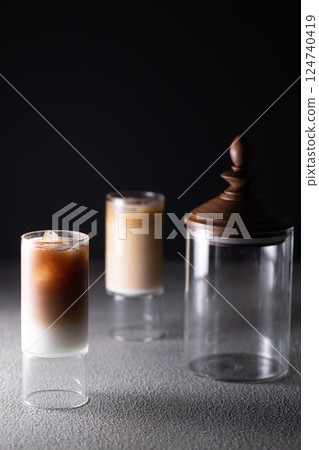 Chilled iced coffee 124740419
