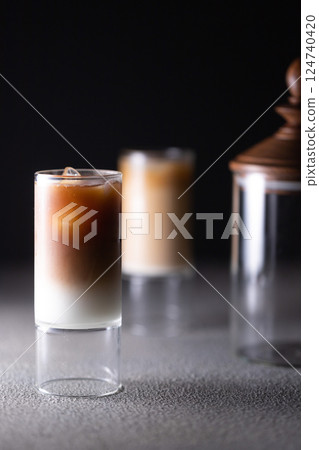 Chilled iced coffee 124740420