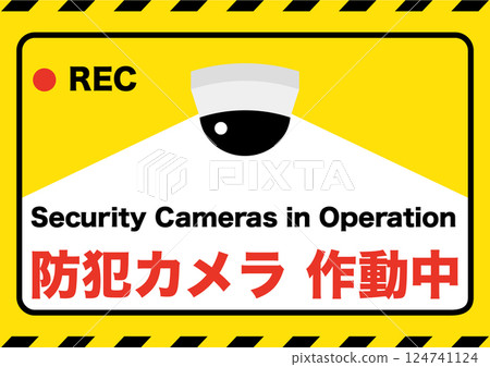 半球型監視器運行海報，A3 橫向比例 124741124