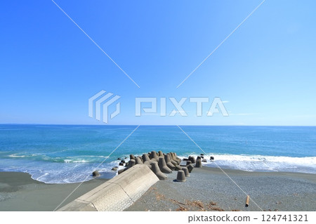 View from Seisho Parking Area, Odawara City, Kanagawa Prefecture 124741321