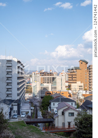 Takarazuka evening view Takarazuka evening view 124741442