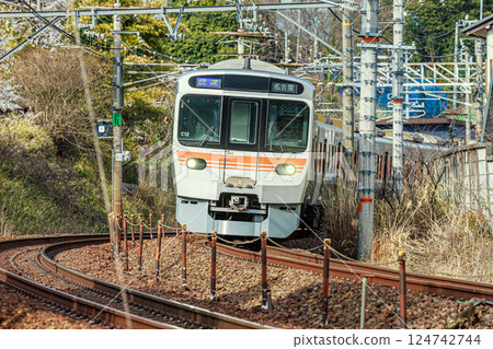 315 series train rounding a curve 315 series train rounding a curve 124742744