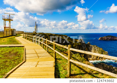 Coast Cabo de Penas in Asturias, Spain Coast Cabo de Penas in Asturias, Spain 124743602