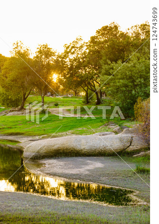 Camping place, rest leisure area in Portugal 124743699