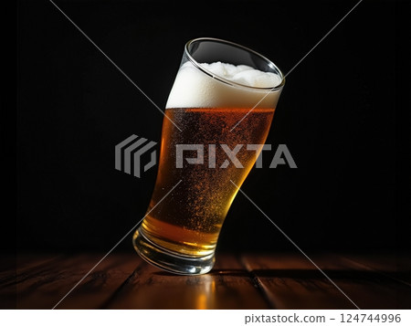 Equilibrium in Effervescence The Precarious Dance of a Freshly Poured Draft in Momentary Suspension 124744996