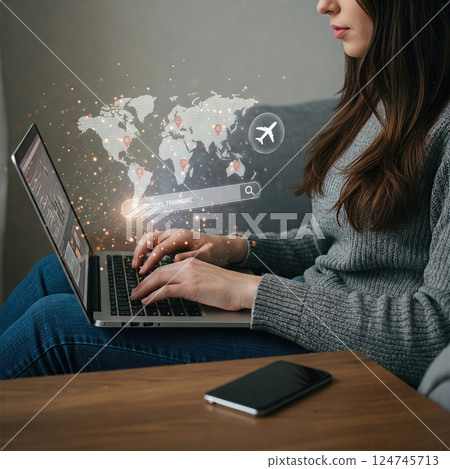 Global Travel Planning in the Digital Age Navigating Destinations Through Modern Technology Interfaces 124745713