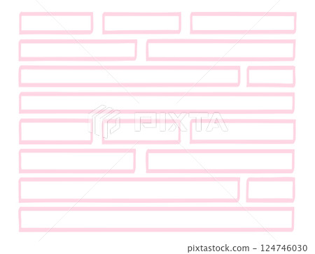簡單的手繪標記框架集 簡單的手繪標記框架集 124746030