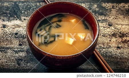 Miso soup, Japanese food Miso soup, Japanese food 124746210