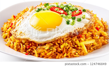 看起來很美味的印尼炒飯 124746849