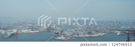 Panoramic view of Osaka city Panoramic view of Osaka city 124746913