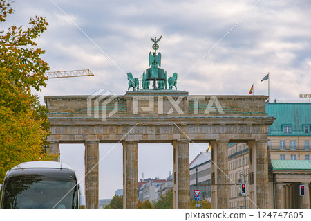 Berlin cityscape, capital of Germany 124747805