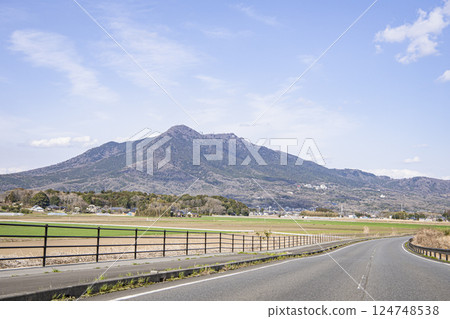 Mount Tsukuba from the Tsukuba Bypass 124748538