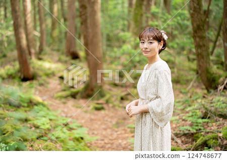 美麗的日本女性 124748677