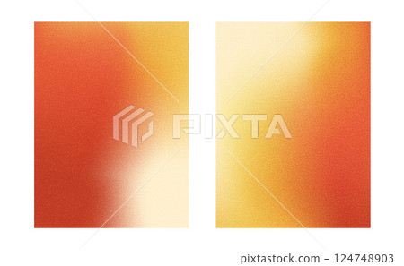 Warm colors grainy gradient background. Sunny autumn retro noise gradation templates set. Vector bright fall backdrops with blur glass effect. Soft ombre wallpaper Warm colors grainy gradient background. Sunny autumn retro noise gradation templates set. Vector bright fall backdrops with blur glass effect. Soft ombre wallpaper 124748903