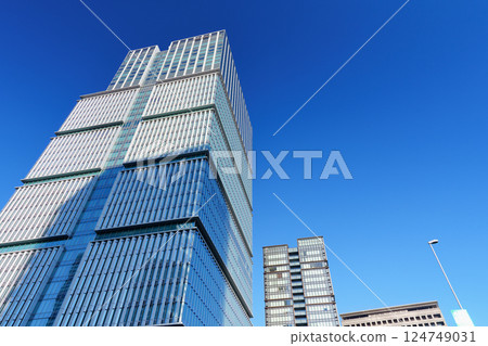 Scenery around Akasaka-mitsuke Station in Akasaka, Tokyo 124749031