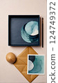 Artist Paint and Brush Still Life 124749372