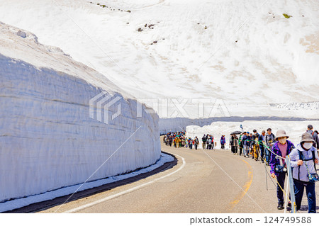 富山縣大谷雪上漫步 124749588