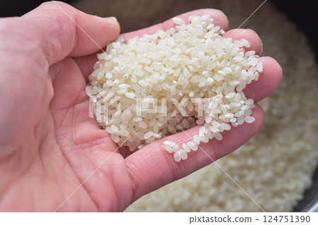 捧著白米飯 捧著白米飯 124751390