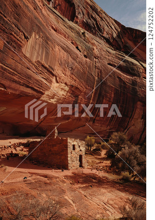 Generative AI Surrounding Terrain, Cliffs, and Valley Canyon De Chelly Arizona 124752202