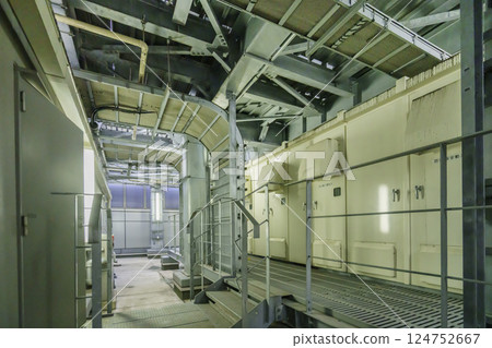 Equipment on the roof of the building. Photo courtesy of Tokyo Electronics College, Denpa Gakuen Corporation. Equipment on the roof of the building. Photo courtesy of Tokyo Electronics College, Denpa Gakuen Corporation. 124752667