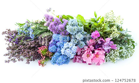 Various flower bouquets 124752678
