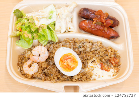 美味的炒飯外賣 美味的炒飯外賣 124752727