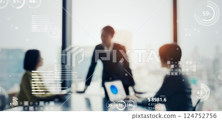Group of business people meeting and statistical data concept Group of business people meeting and statistical data concept 124752756