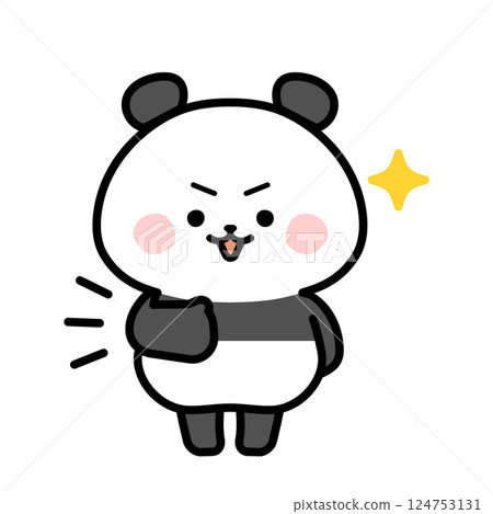 熊貓簡筆畫 124753131