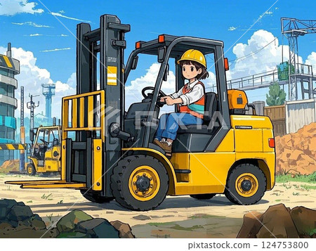 製造業的女性 124753800