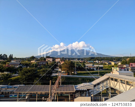 山梨縣、北斗市、小淵敬、JR中央線、小淵節、屋頂展望台、八岳 山梨縣、北斗市、小淵敬、JR中央線、小淵節、屋頂展望台、八岳 124753833