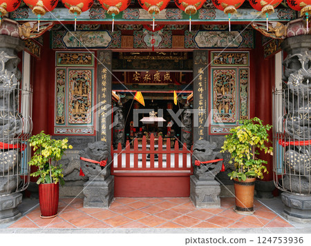 Taiwan Township Temple Scenery-Dacheng Xian'an Temple Taiwan Township Temple Scenery-Dacheng Xian'an Temple 124753936