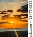 Sunset over the sea Sunset over the sea 124754233