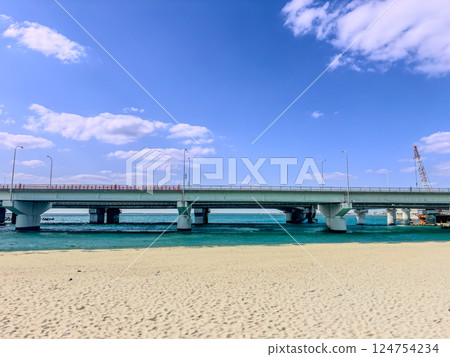 美麗的大海和天空 美麗的大海和天空 124754234