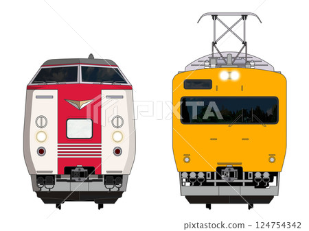 Tottori Train No.1_381 Series 100s / 115 Series 1000s 124754342