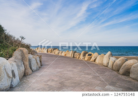 Scenery of the road leading to Cape Irago Lighthouse (Aichi Prefecture) Scenery of the road leading to Cape Irago Lighthouse (Aichi Prefecture) 124755148