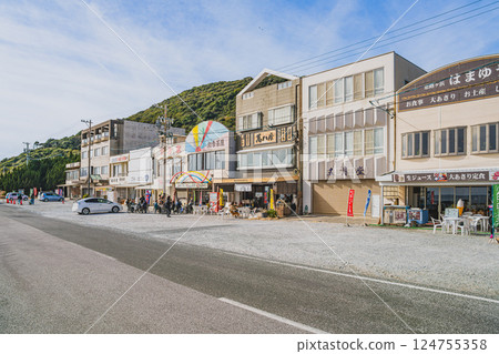 田原市伊良湖戀島濱周圍的風景（愛知縣） 124755358