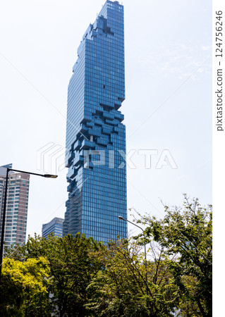 View of King Power Mahanakhon, Bangkok Thailand View of King Power Mahanakhon, Bangkok Thailand 124756246