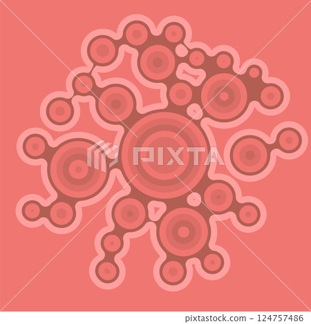 Vector Meta ball Connect Dot Set. Red Molecule chain. Circle Shapes. Abstract Geometric Dots. Morphing Blob for Pattern, Sticker, Badge, Poster, Web Design. Vector Meta ball Connect Dot Set. Red Molecule chain. Circle Shapes. Abstract Geometric Dots. Morphing Blob for Pattern, Sticker, Badge, Poster, Web Design. 124757486