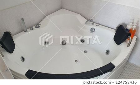 Jacuzzi bathtub interior in bathroom 124758430