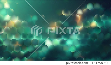 Dark green contemporary Geometric Hexagon Background. Volumetric hexagonal grid Dark green contemporary Geometric Hexagon Background. Volumetric hexagonal grid 124758965