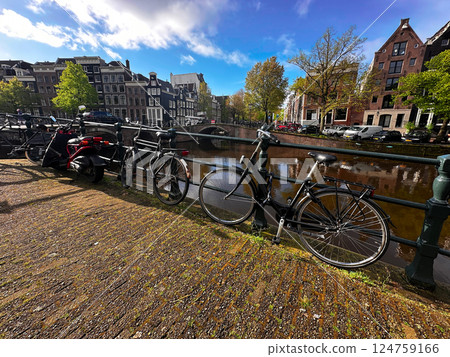 Houses of Amstardam, Netherlands Houses of Amstardam, Netherlands 124759166