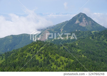 Summer in Shiga Kogen and Mt. Kasagatake Summer in Shiga Kogen and Mt. Kasagatake 124760248