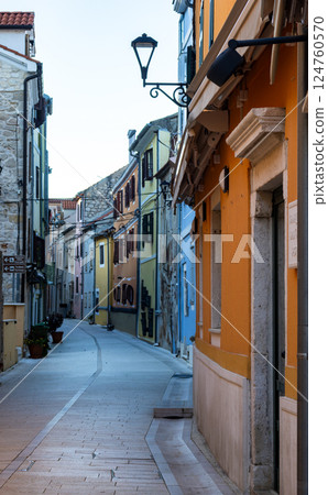 Town of Skradin , Dalmatia, Croatia. Old picturesque European villages 124760570