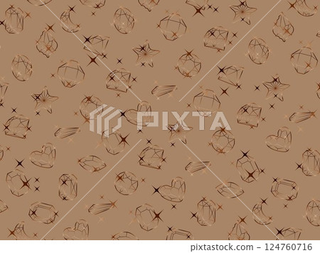 Cut glass pattern, 18 brown B 124760716