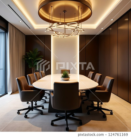 Stylish meeting room/lounge Stylish meeting room/lounge 124761169